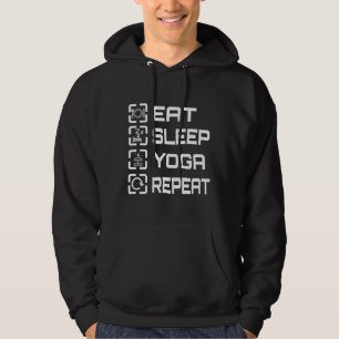 Eat Sleep Yoga Repeat Hoodie