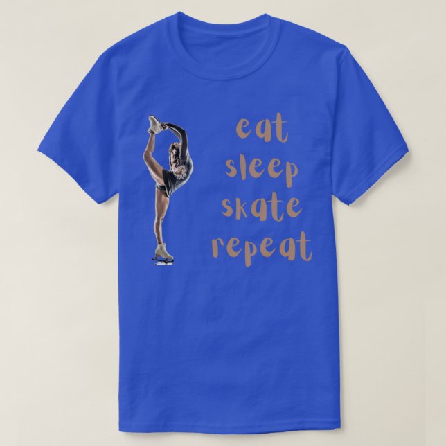 eat sleepskaterepeat 1 T-Shirt (Design Front)