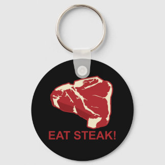 Eat STeak Key Ring