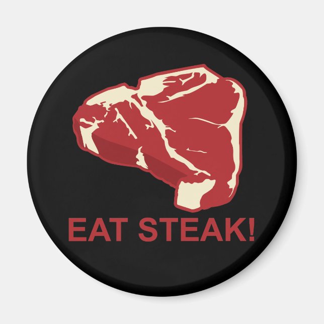 Eat STeak Magnet (Front)