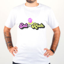 Eat The Rich 90's Diamond Ring Pop Funny Unisex