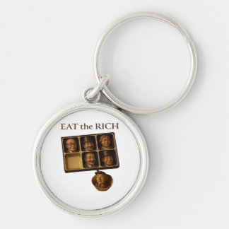 Eat The Rich Classic Key Ring
