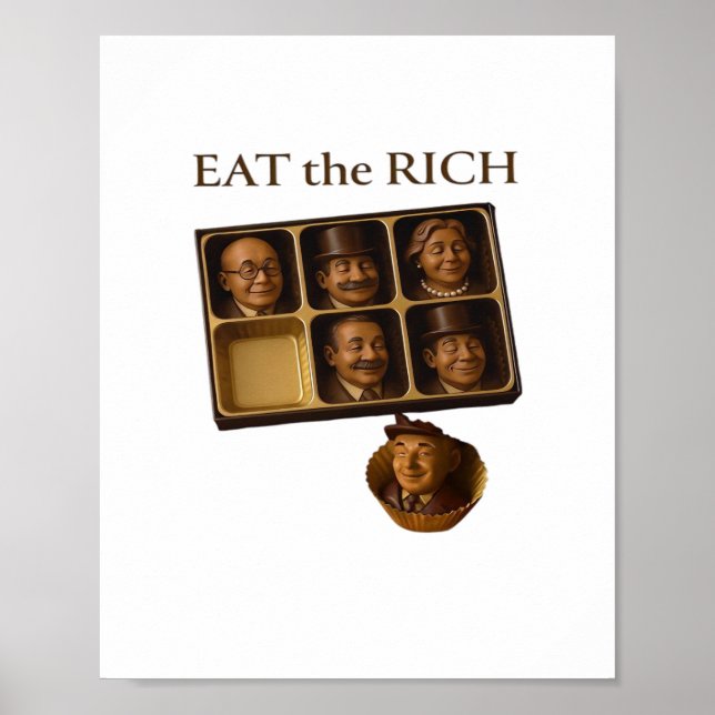Eat The Rich Classic Poster (Front)