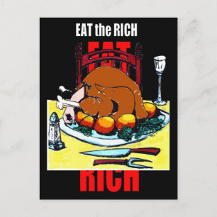 EAT the RICH - Postcard