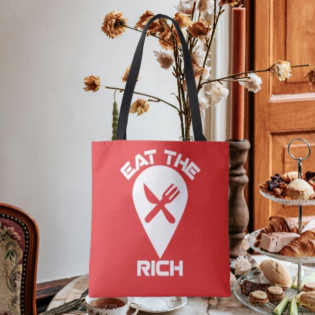 Eat The Rich – Protest Power Tote Bag (Creator Uploaded)