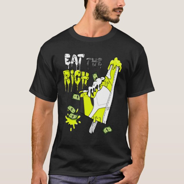 Eat The Rich Shoes Ice Cream Og Visionaire Volt 1s T-Shirt (Front)