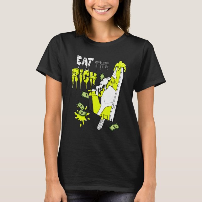 Eat The Rich Shoes Ice Cream Og Visionaire Volt 1s T-Shirt (Front)