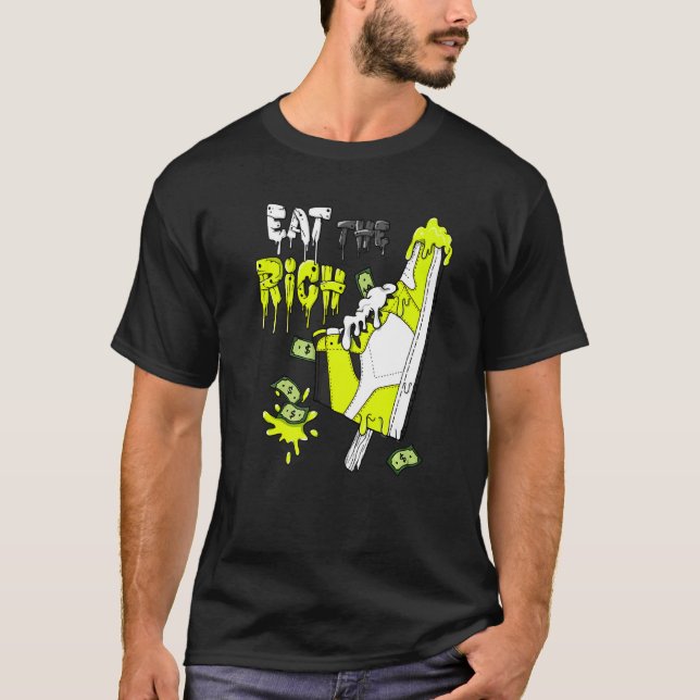 Eat The Rich Shoes Ice Cream Og Visionaire Volt 1s T-Shirt (Front)