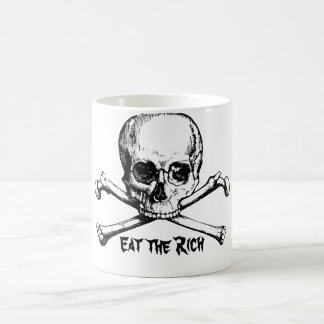 Eat the Rich skull mug
