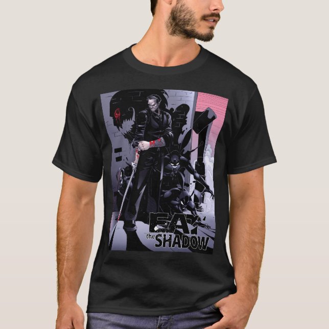 Eat the Shadow classic design t-shirt (Front)