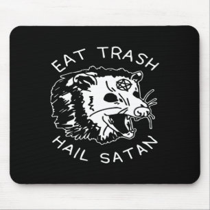 Eat Trash Hail Satan Matching Christmas Pajama Xma Mouse Mat