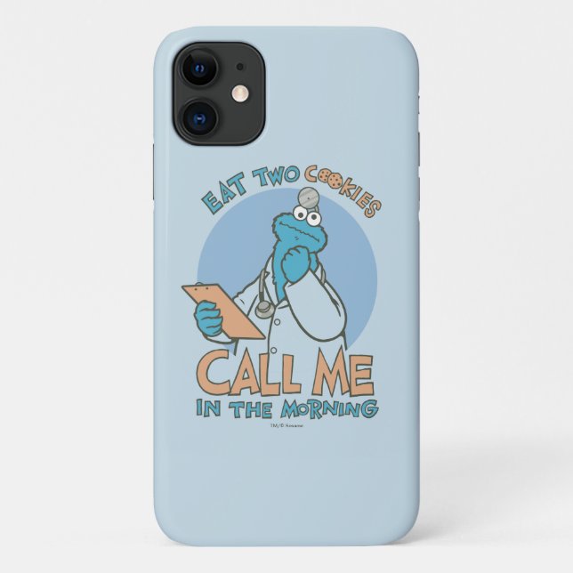 Eat Two Cookies, Call Me in the Morning Case-Mate iPhone Case (Back)