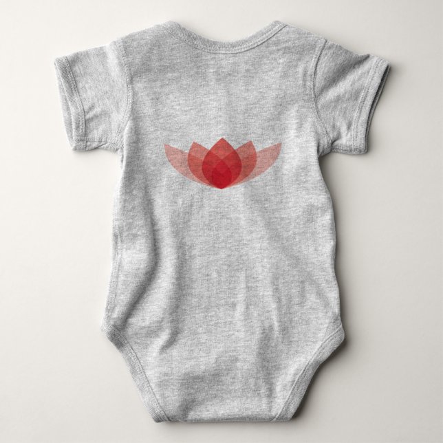 Eat up research Baby Bodysuit (Back)