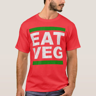 EAT VEG Vegan Vegetarian Herbivore Plant-Based Ins T-Shirt