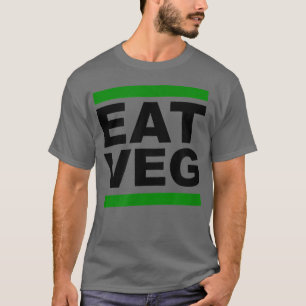 EAT VEG Vegan Vegetarian Herbivore Plant-Based Ins T-Shirt