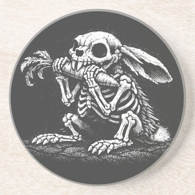 Eat Veggies   – Dead Rabbit by BurnsInHell Coaster (Front)