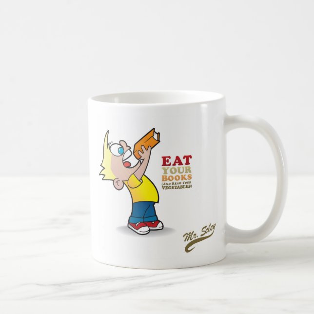 Eat Your Books Coffee Mug (Right)