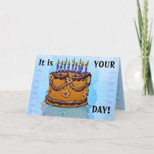 Eat Your Cake #3 (Birthday Card) Card