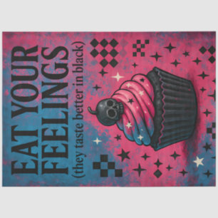  Eat Your Feelings – Alt Cupcake Decoupage - 1 Tissue Paper