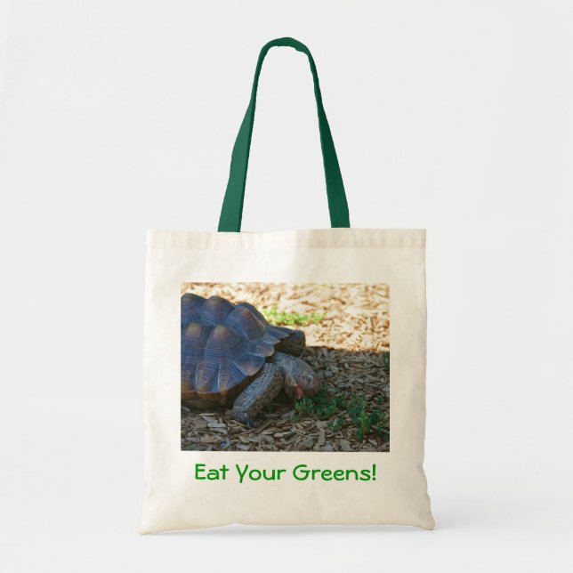 "Eat Your Greens!" Tote Bag (Front)