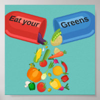 Eat Your Greens Veggie Pill Nutrition Healthy Food
