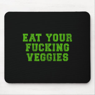 Eat Your Ing Veggies Vegetarian Bodybuilding Humou Mouse Mat