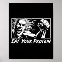 Eat Your Protein Anime Gym Manga Bodybuilding Fitn