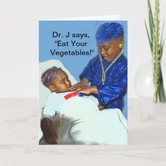 Eat Your Vegetables Card