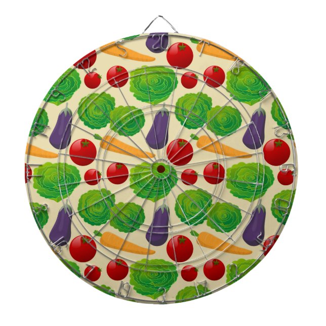 Eat Your Vegetables Dartboard (Front)