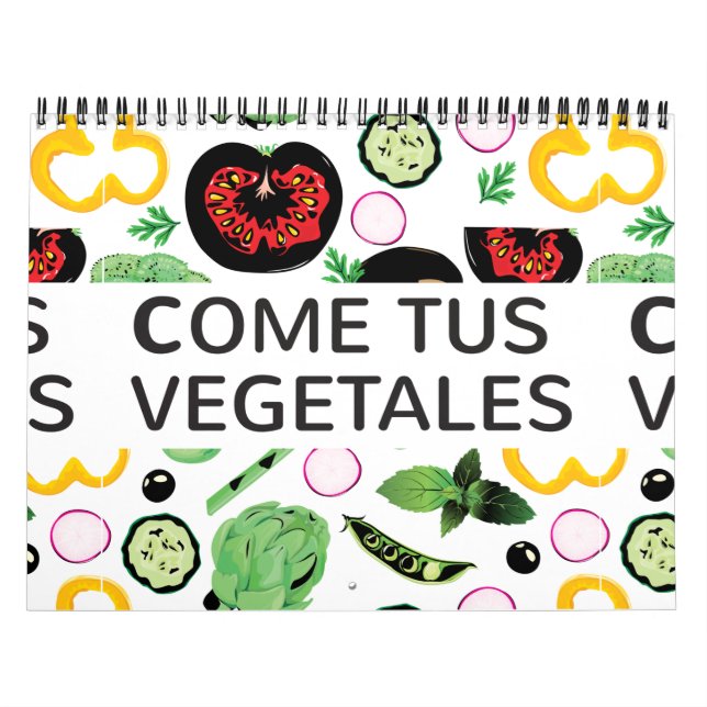 Eat your vegetables | Eat your plant Calendar (Cover)