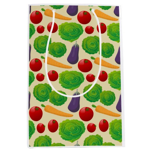 Eat Your Vegetables Medium Gift Bag (Front)