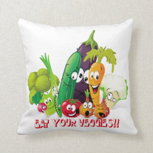 Eat your veggies American MoJo Pillow