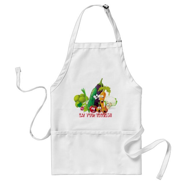 Eat your veggies Apron (Front)