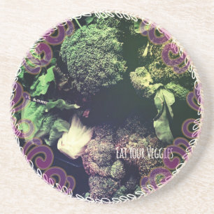 Eat Your Veggies Coaster