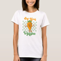 Eat Your Veggies Cute Retro 