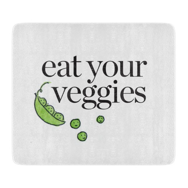 Eat Your Veggies Cutting Board (Front)