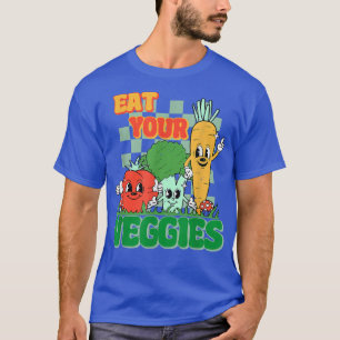 Eat your Veggies Farmers Market World Vegetarian D T-Shirt