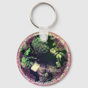 Eat Your Veggies Key Ring