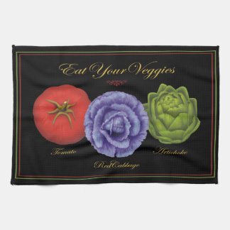 Eat Your Veggies Kitchen Towel