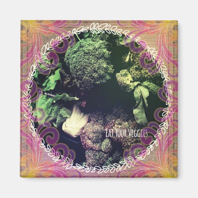 Eat Your Veggies Magnet (Front)