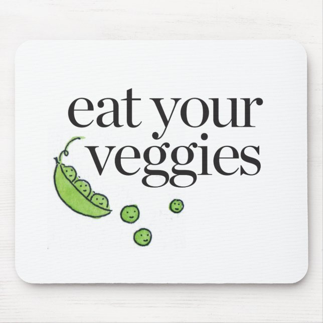 Eat Your Veggies Mouse Mat (Front)