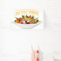 Eat Your Veggies Quote fresh salad mix bowl
