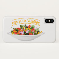 Eat Your Veggies Quote fresh salad mix bowl