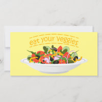 Eat Your Veggies Quote fresh salad mix bowl