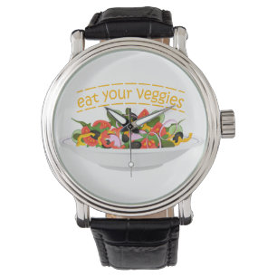 Eat Your Veggies Quote fresh salad mix bowl Watch