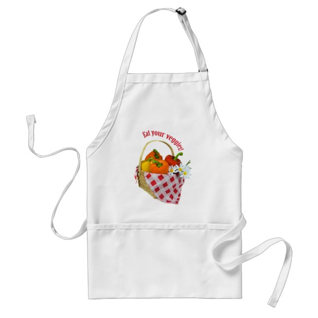 Eat Your Veggies! Standard Apron (Front)