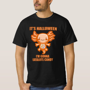Eatalotl Candy Halloween Axolotl T-Shirt