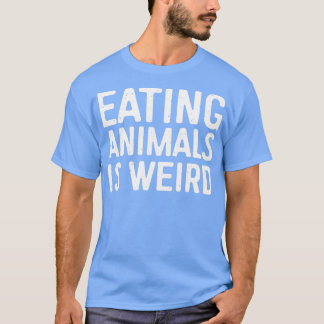 Eating Animals Is Weird Triblend  T-Shirt