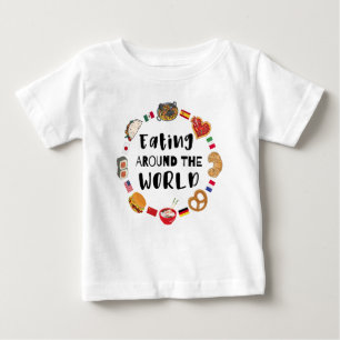 Eating around the world baby T-Shirt