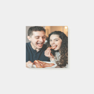 Eating Bacon Photo Customize Personalize Post-it Notes